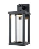 LED Outdoor Wall Sconce in Powder Coated Black 