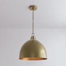 3-Light Pendant Light in Aged Brass 