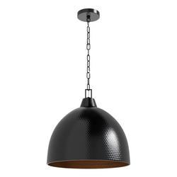 3-Light Pendant Light in Black Stainless Steel