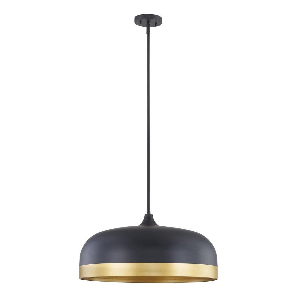 4-Light Pendant Light in Matte Black 