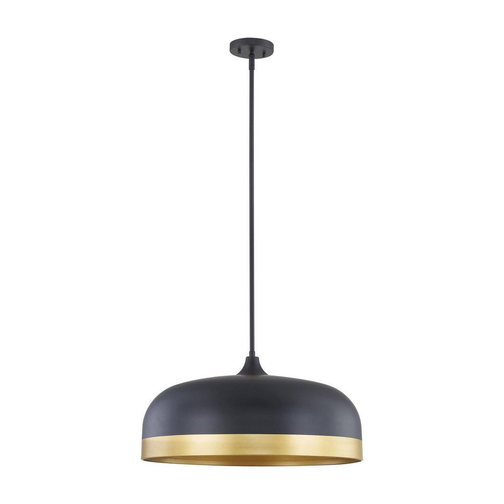 4-Light Pendant Light in Matte Black 