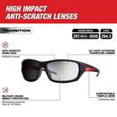 Transition Performance Safety Glasses - Anti-Scratch Lenses 