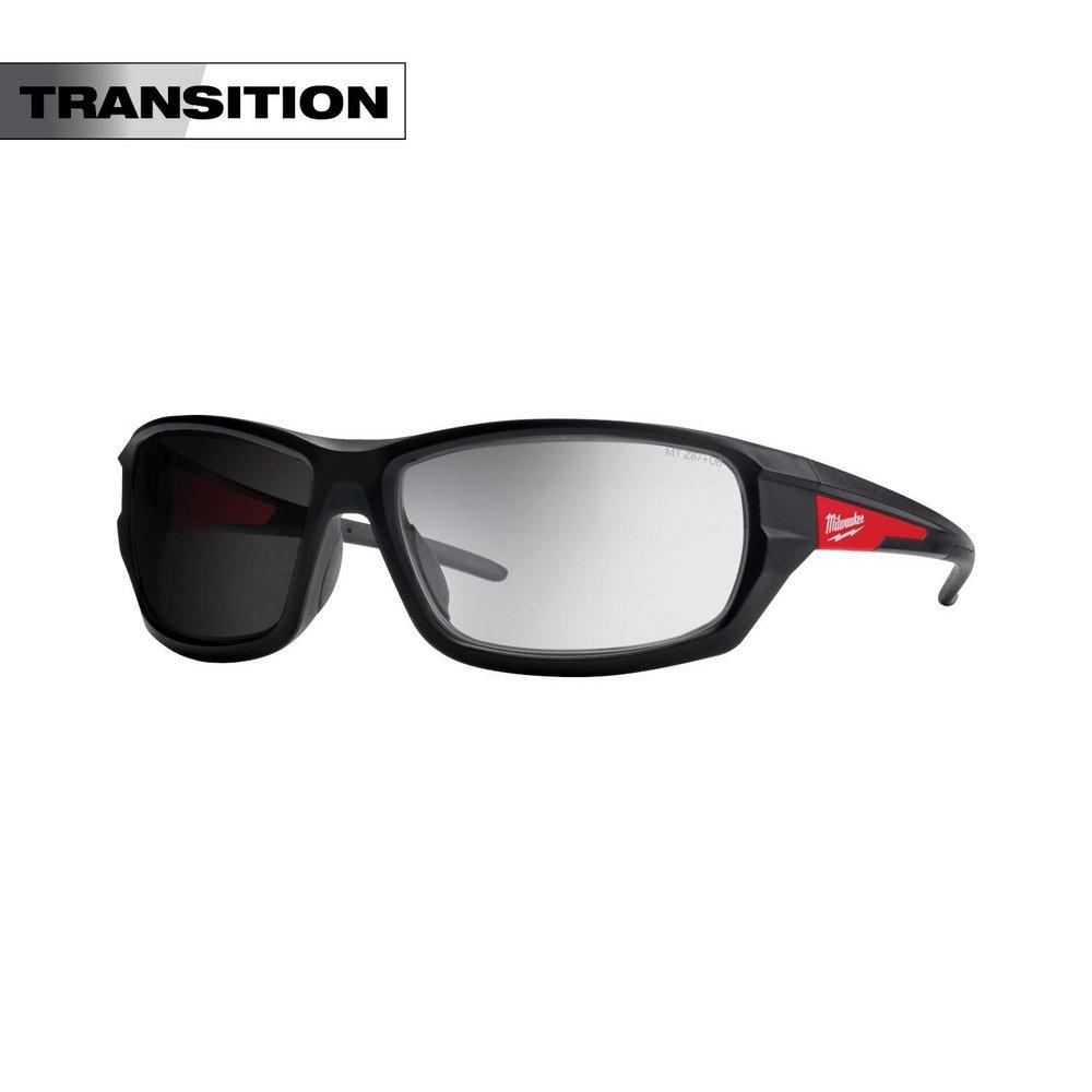 TRANSITION PERFORMANCE SAFETY GLASSES - ANTI-SCRATCH LENSES 