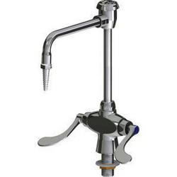 Two Handle Laboratory Faucet in Polished Chrome