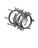 4 in. Ductile Iron Mechanical Joint Coupler Kit with Blue Bolts