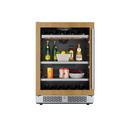 AVALLON 82 CAN AND 14 WINE BOTTLE CAPACITY 24 UNDERCOUNTER PANEL READY GLASS DOOR WINE AND BEVERAGE COOLER - LEFT HINGED 