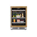 AVALLON 82 CAN AND 14 WINE BOTTLE CAPACITY 24 UNDERCOUNTER PANEL READY GLASS DOOR WINE AND BEVERAGE COOLER - RIGHT HINGED 