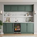 24 in. 82 Can, 14 Wine Bottle Undercounter Wine and Beverage Cooler in Panel Ready with Glass Door (Right Hinged) 