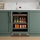 24 in. 82 Can, 14 Wine Bottle Undercounter Wine and Beverage Cooler in Panel Ready with Glass Door (Right Hinged) 