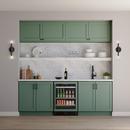 24 in. 82 Can, 14 Wine Bottle Undercounter Wine and Beverage Cooler in Panel Ready with Glass Door (Right Hinged) 