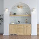 AVALLON 82 CAN AND 14 WINE BOTTLE CAPACITY 24 UNDERCOUNTER PANEL READY SOLID DOOR WINE AND BEVERAGE COOLER - LEFT HINGED 