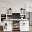 24 in. 82 Can, 14 Wine Bottle Undercounter Wine and Beverage Cooler in Stainless Steel (Right Hinged) 