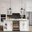 24 in. 82 Can, 14 Wine Bottle Undercounter Wine and Beverage Cooler in Stainless Steel (Right Hinged) 