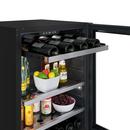 24 in. 82 Can, 14 Wine Bottle Undercounter Wine and Beverage Cooler in Stainless Steel (Right Hinged) 