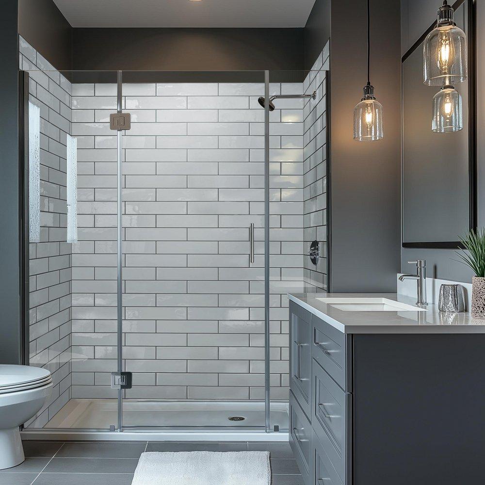 Shower Surround Tile Pro Kit in Gloss White - 12 pack 
