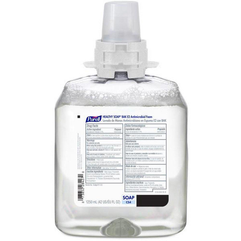 PURELL FOOD PROCESSING HEALTHY SOAP BAK E2 ANTIMICROBIAL FOAM 1250ML 4/PACK 