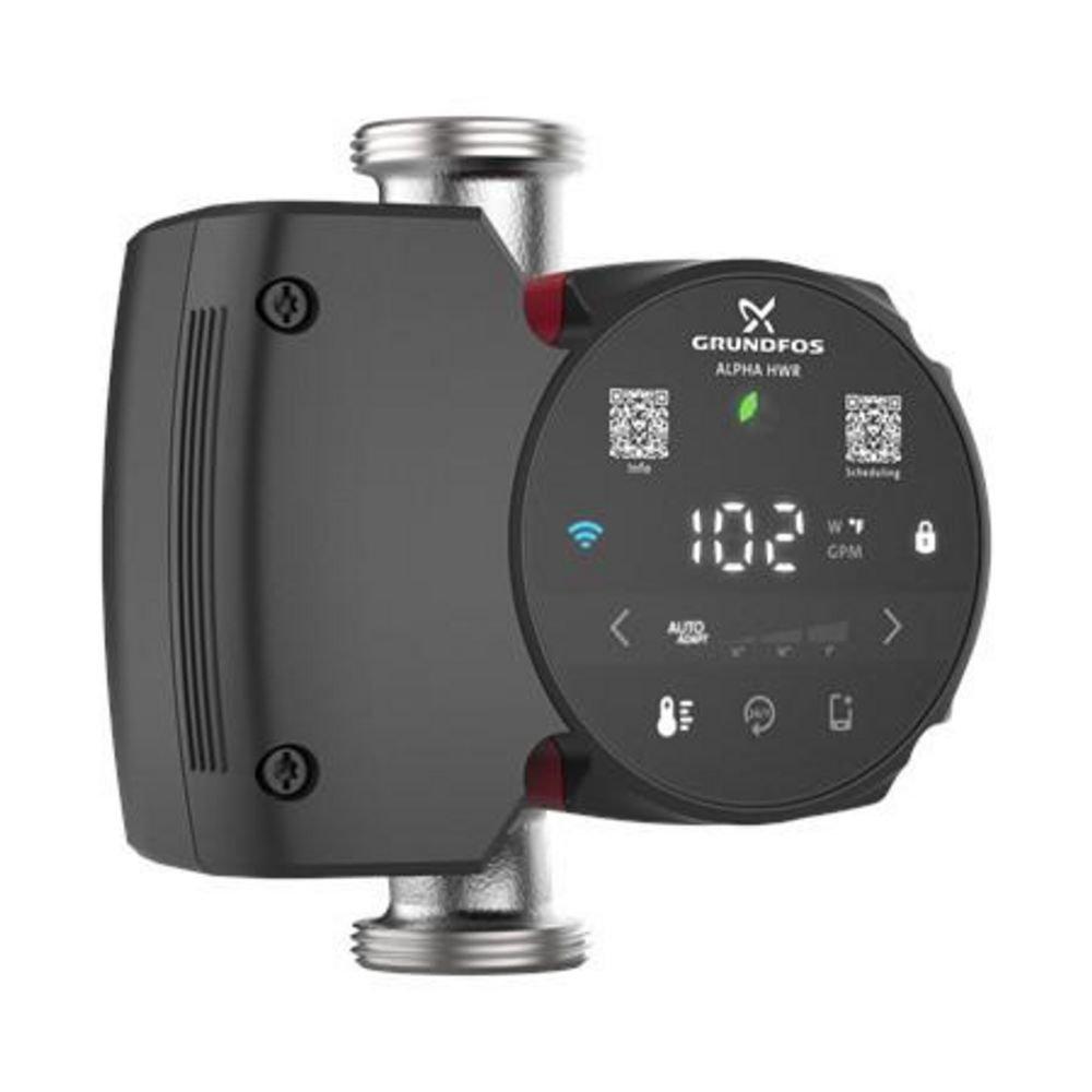 7.26GPM Bluetooth Hot Water Recirculator Pump With Built-In Temperature Control 