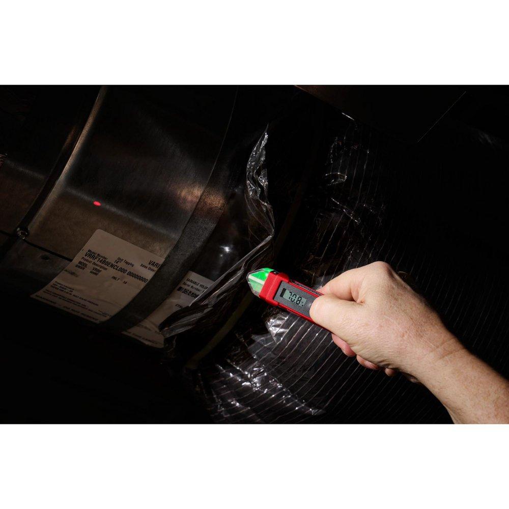 NON-CONTACT VOLTAGE DETECTOR W/ LASER INFRARED THERMOMETER 