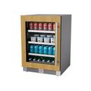 24 in. Left Hinge Beverage Cooler with Panel Ready Glass 