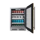 LANDMARK 24 SINGLE ZONE BEVERAGE COOLER RIGHT HINGE - PANEL READY GLASS 