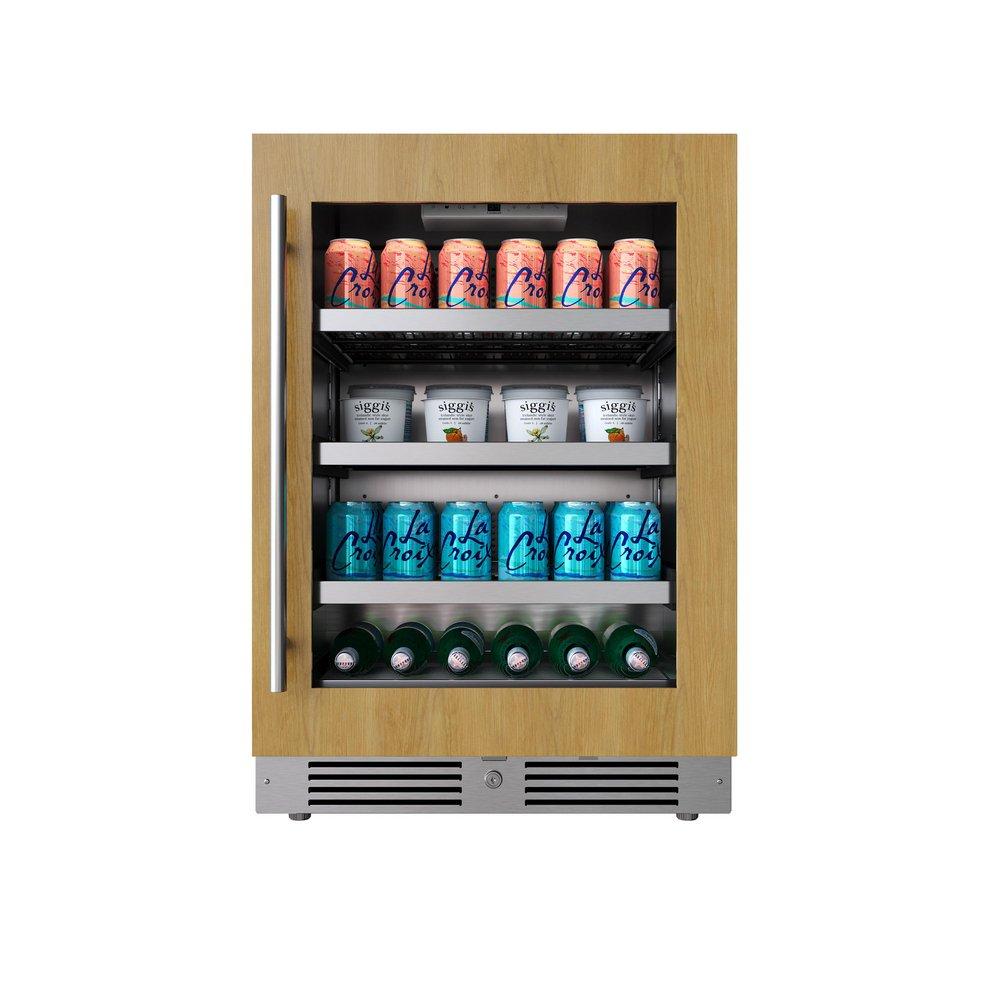 LANDMARK 24 SINGLE ZONE BEVERAGE COOLER RIGHT HINGE - PANEL READY GLASS 