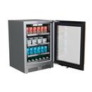 24 in.Right Hinge Beverage Cooler with Panel Ready Glass 