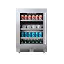 LANDMARK 24 SINGLE ZONE BEVERAGE COOLER LEFT HINGE - STAINLESS STEEL 