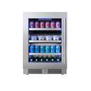 LANDMARK 24 SINGLE ZONE BEVERAGE COOLER LEFT HINGE - STAINLESS STEEL 