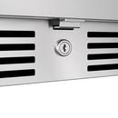 24 in. Left Hinge Beverage Cooler in Stainless Steel 