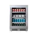 LANDMARK 24 SINGLE ZONE BEVERAGE COOLER RIGHT HINGE - STAINLESS STEEL 