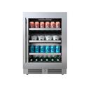 LANDMARK 24 SINGLE ZONE BEVERAGE COOLER RIGHT HINGE - STAINLESS STEEL