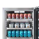 24 in.Right Hinge Beverage Cooler in Stainless Steel 