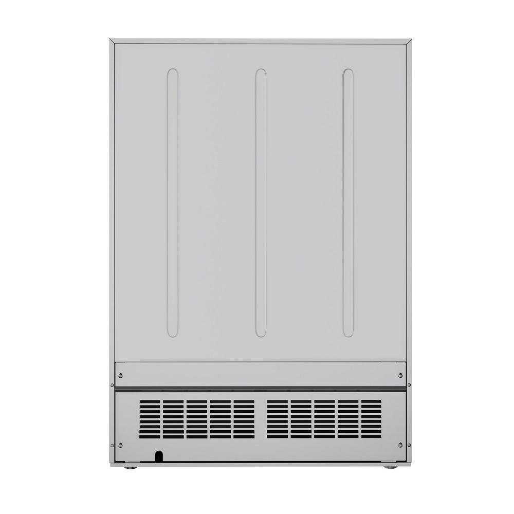 24 in.Right Hinge Beverage Cooler in Stainless Steel 