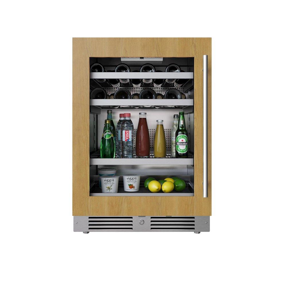 LANDMARK 24 SINGLE ZONE WINE & BEVERAGE COOLER LEFT HINGE - PANEL READY GLASS 