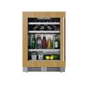 LANDMARK 24 SINGLE ZONE WINE & BEVERAGE COOLER LEFT HINGE - PANEL READY GLASS 