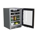 24 in. Right Hinge Wine and Beverage Cooler with Panel Ready Glass 