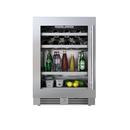LANDMARK 24 SINGLE ZONE WINE & BEVERAGE COOLER LEFT HINGE - STAINLESS STEEL 