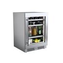 24 in. Right Hinge Wine and Beverage Cooler in Stainless Steel 