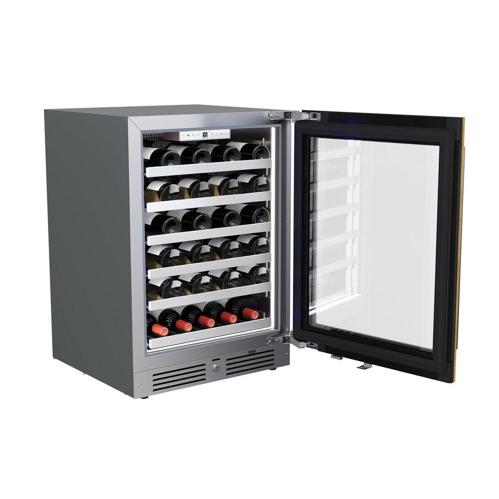 LANDMARK 24 SINGLE ZONE WINE COOLER RIGHT HINGE - PANEL READY GLASS 