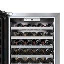 24 in. Single Zone Wine Cooler Left Hinge in Stainless Steel 