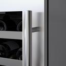 24 in. Single Zone Wine Cooler Left Hinge in Stainless Steel 
