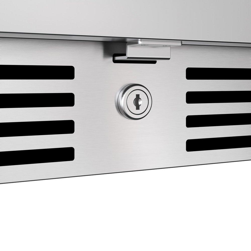 24 in. Single Zone Wine Cooler Left Hinge in Stainless Steel 