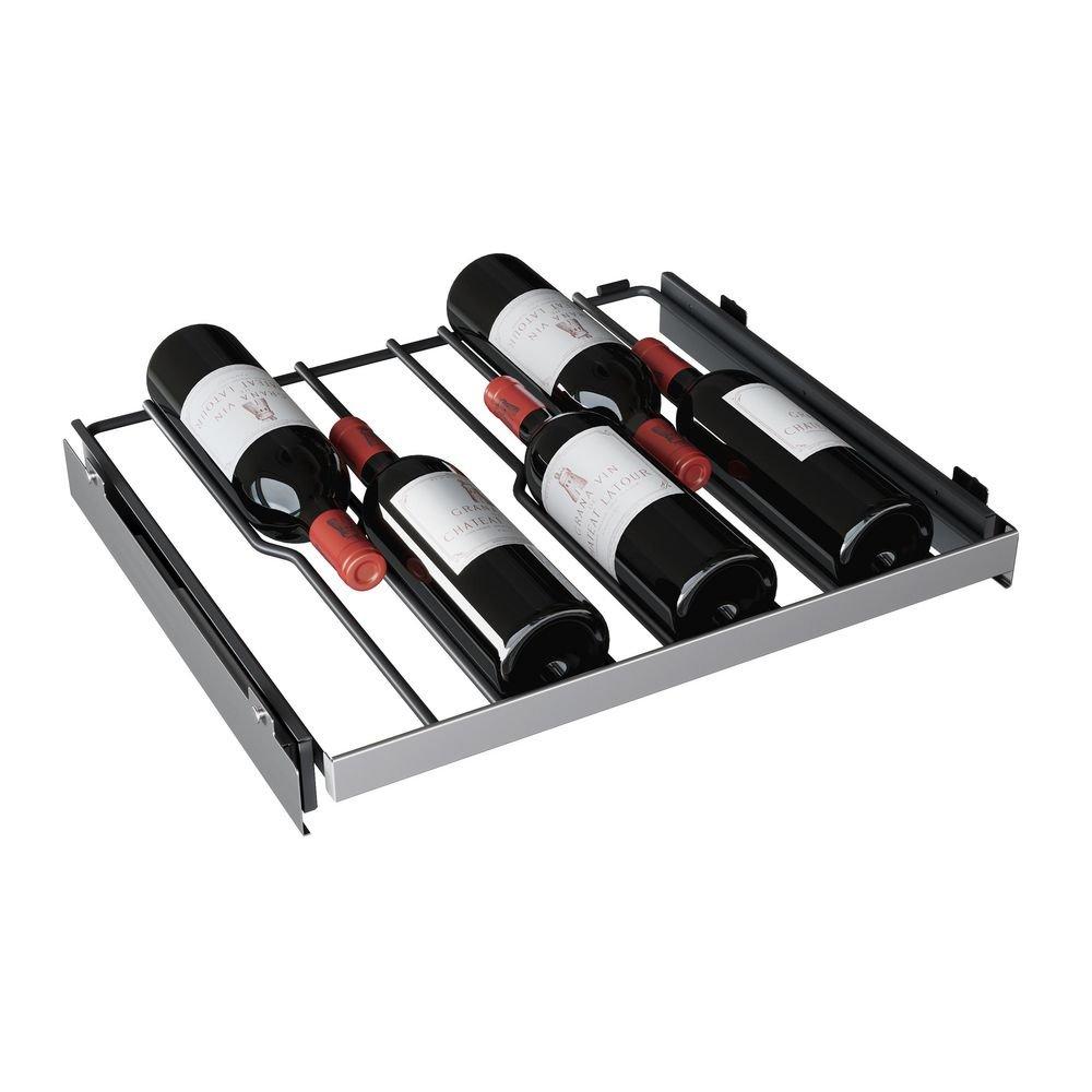 24 in. Single Zone Wine Cooler Left Hinge in Stainless Steel 