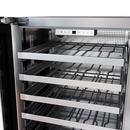 24 in. Single Zone Wine Cooler Left Hinge in Stainless Steel 