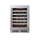 24 in. Right Hinge Wine Cooler in Stainless Steel 