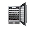 24 in. Right Hinge Wine Cooler in Stainless Steel 