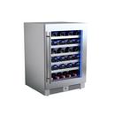 24 in. Right Hinge Wine Cooler in Stainless Steel 