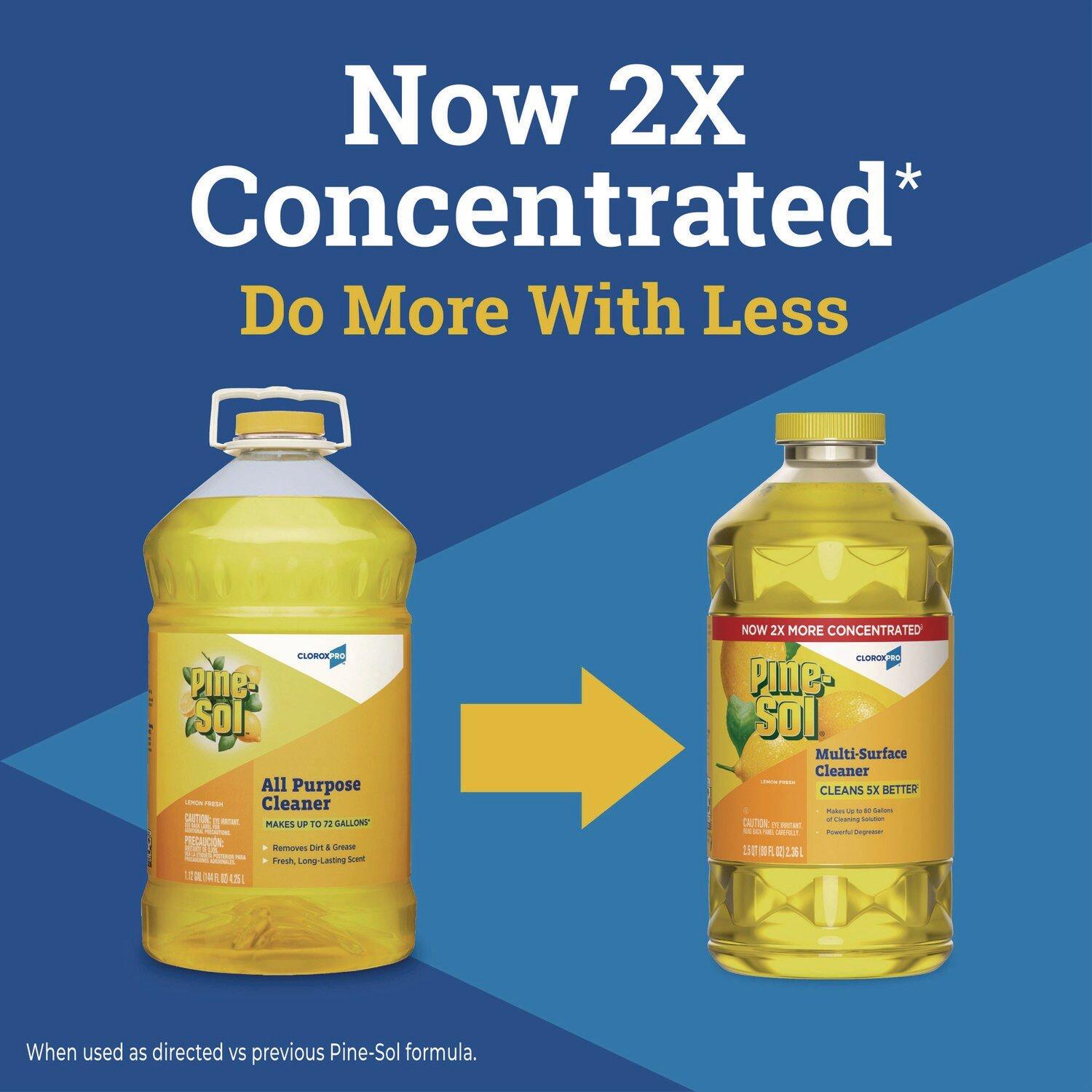 80 oz. Concentrate in Lemon Scent (Case of 3) 