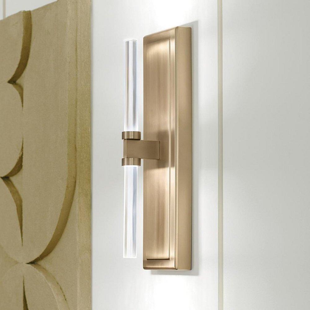 CHBR 2 16W INTEG LED SCONCE 