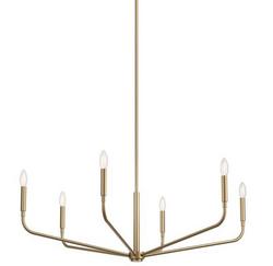 39.75 in. 12?Light Multi?Tier Chandelier in Champagne Bronze